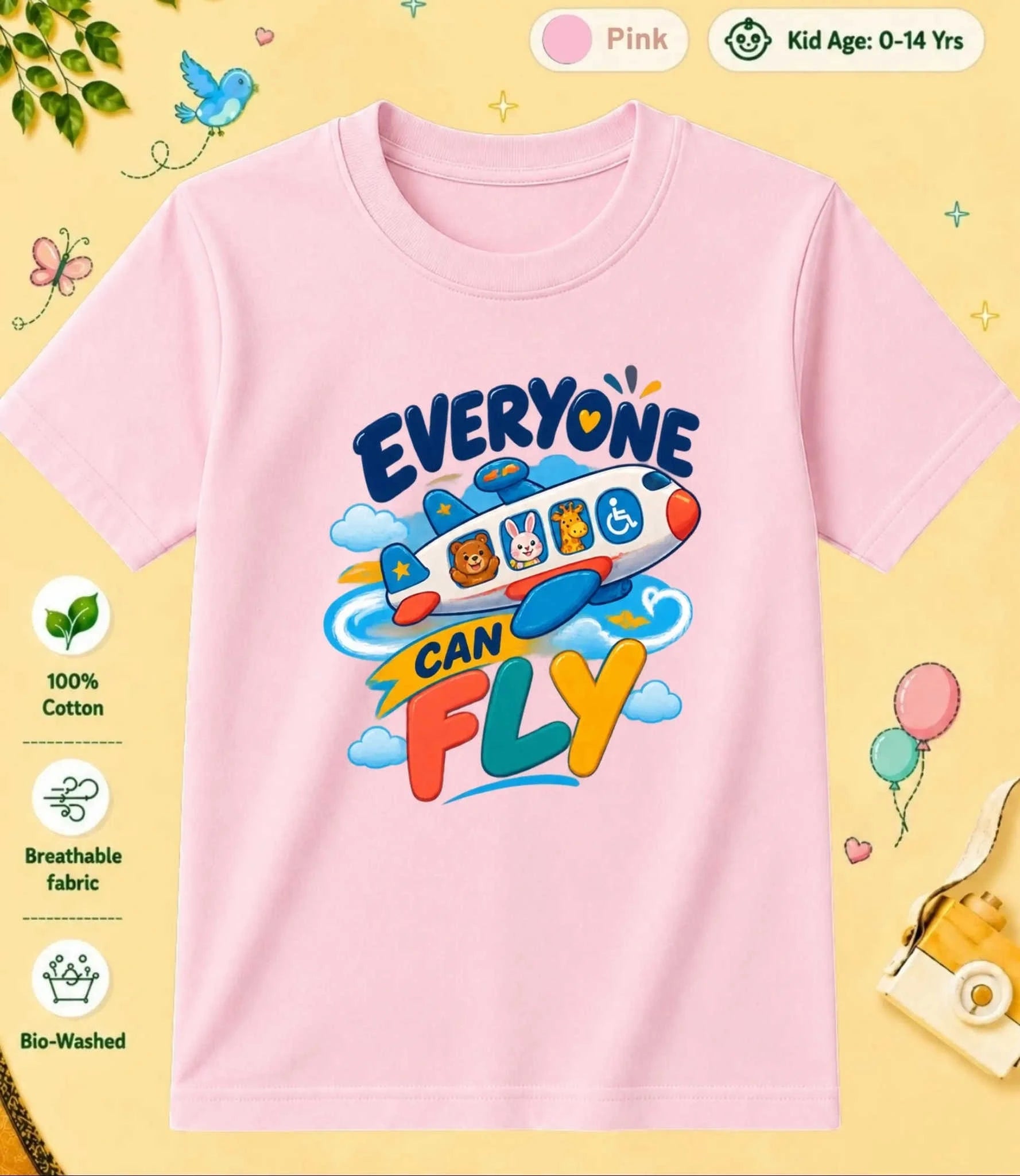 20 August Special Day Kid Cotton Tee Swiftsoul