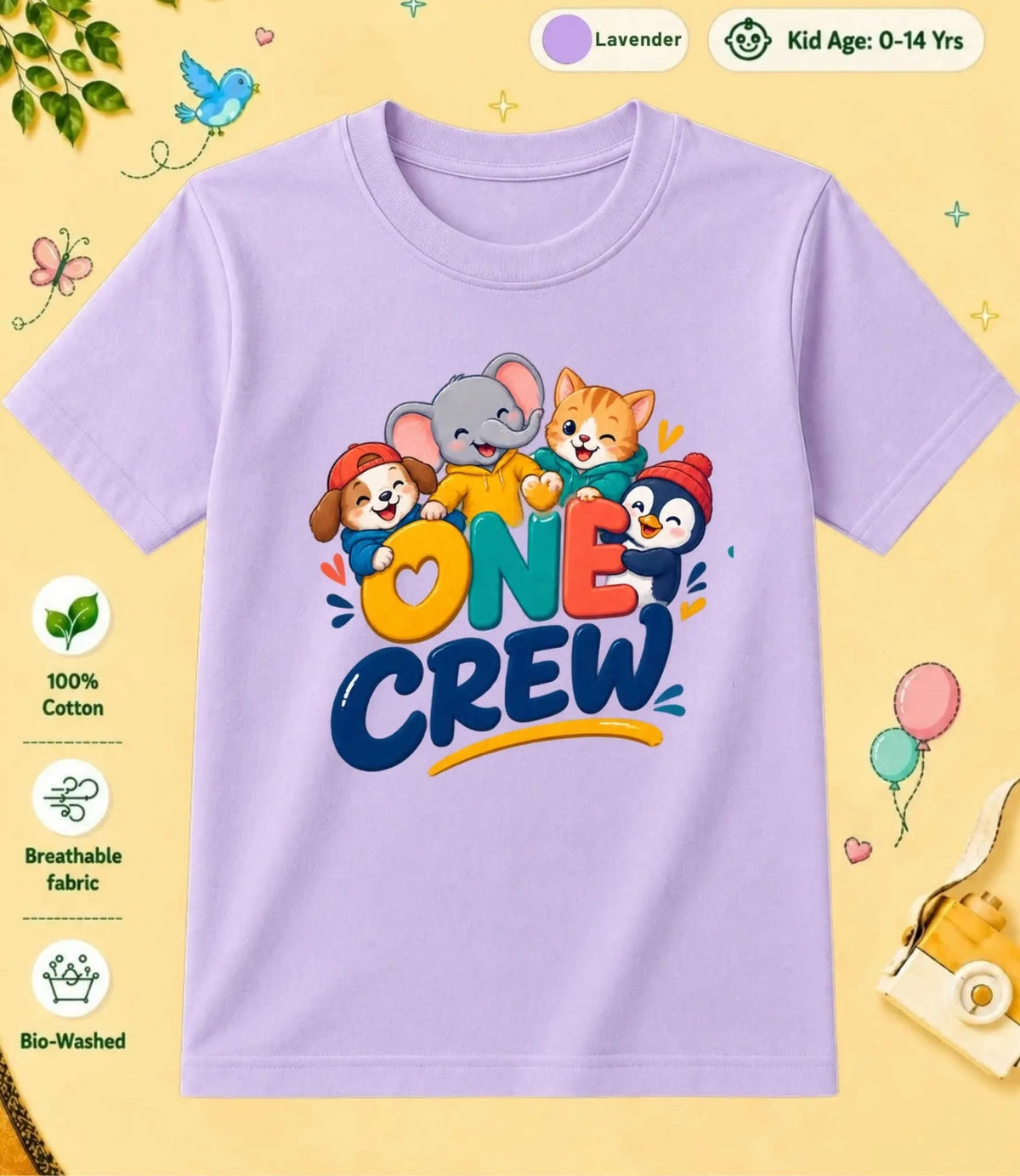 20 August Special Day Kid Cotton Tee Swiftsoul