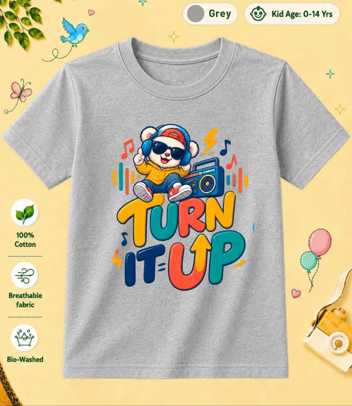 20 August Special Day Kid Cotton Tee Swiftsoul
