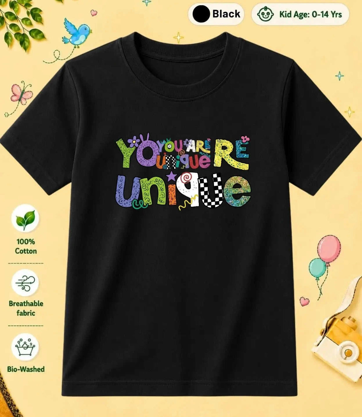 20 October Special Day Kid Cotton Tee Swiftsoul