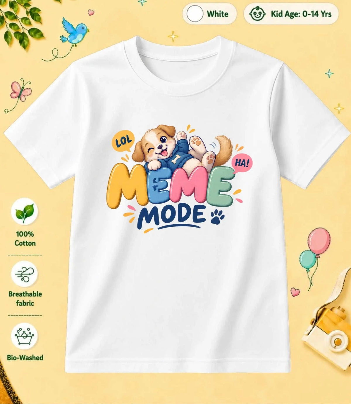 21 August Special Day Kid Cotton Tee Swiftsoul