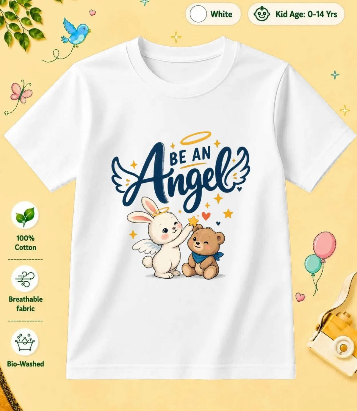 22 August Special Day Kid Cotton Tee Swiftsoul