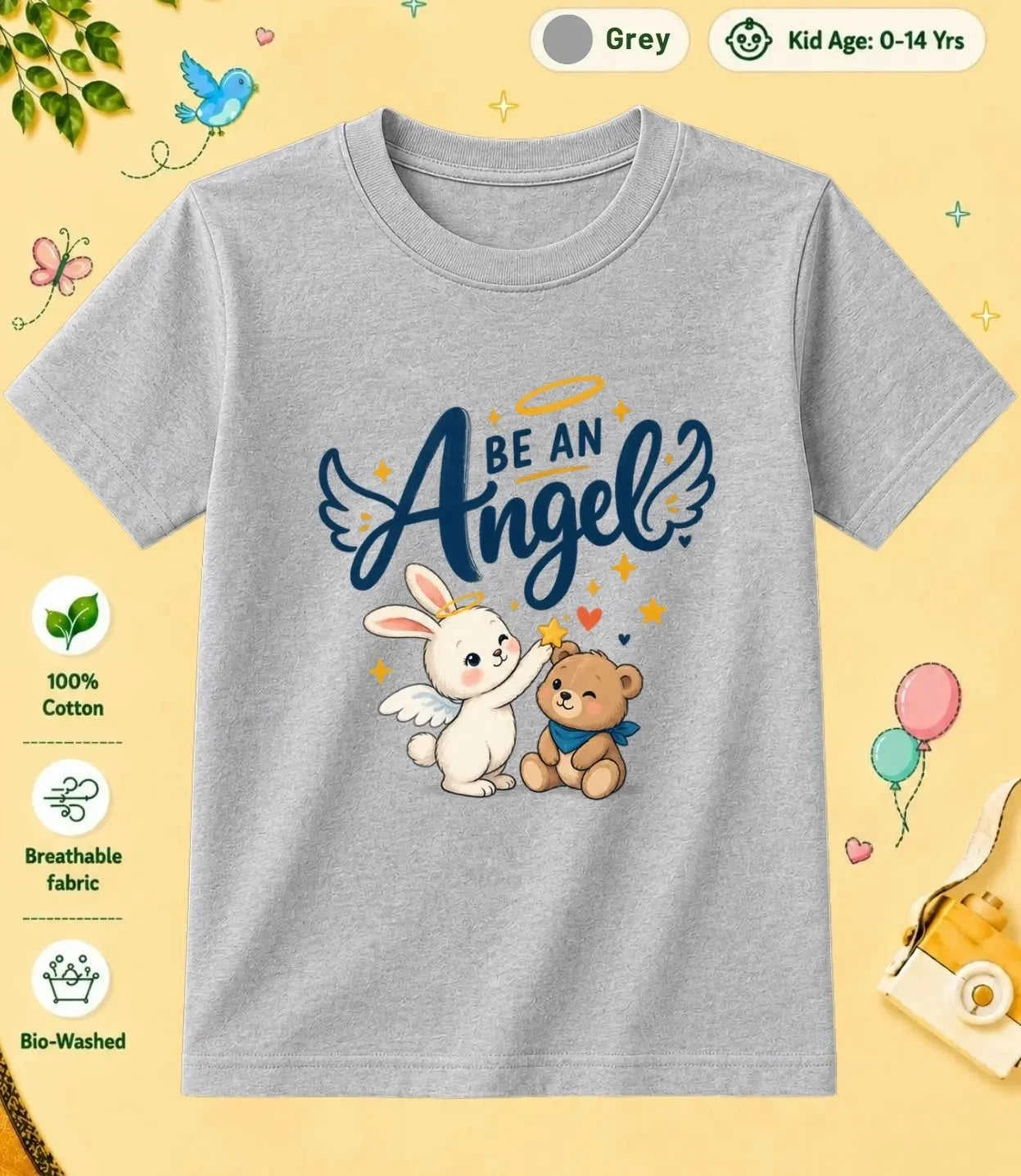 22 August Special Day Kid Cotton Tee Swiftsoul