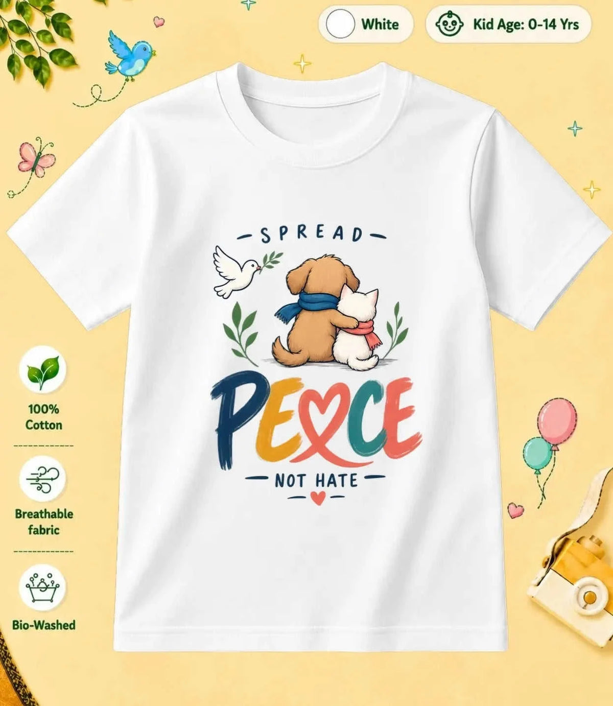 22 August Special Day Kid Cotton Tee Swiftsoul
