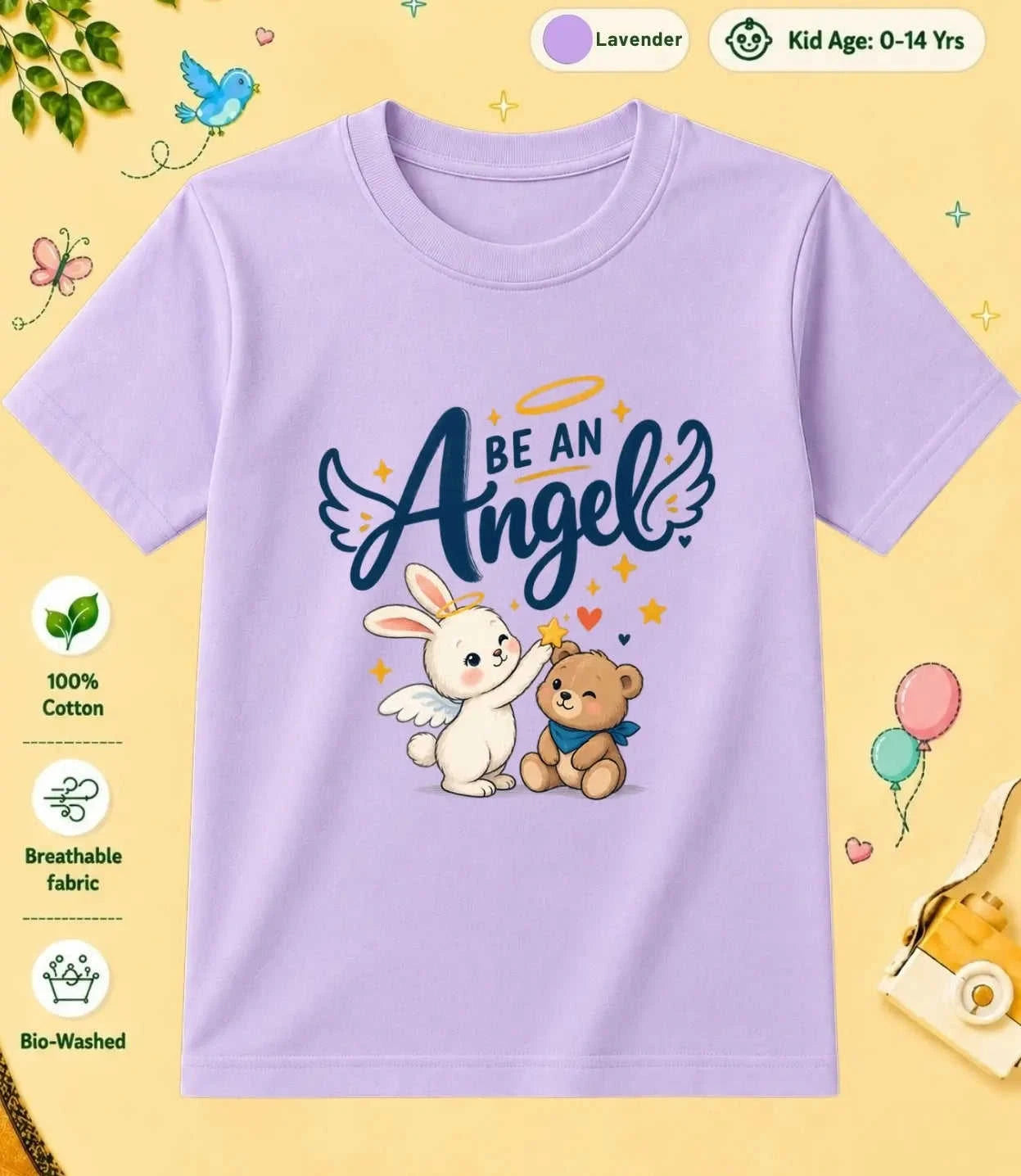 22 August Special Day Kid Cotton Tee Swiftsoul