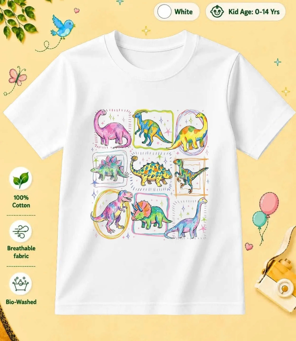 22 October Special Day Kid Cotton Tee Swiftsoul