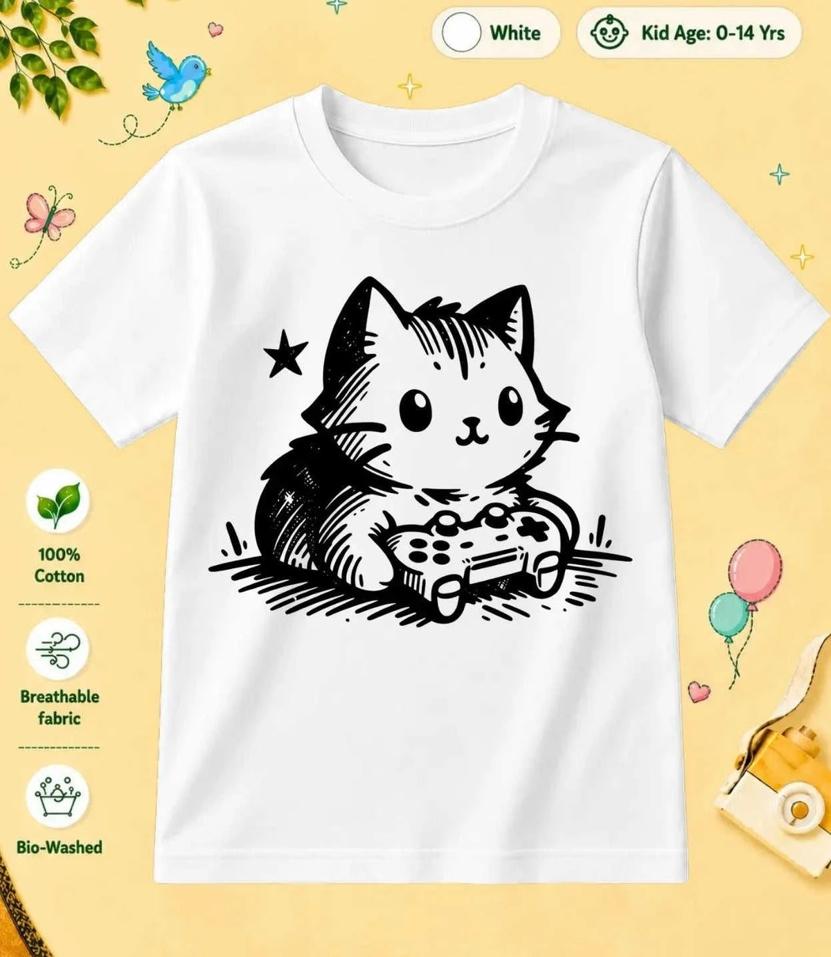 22 October Special Day Kid Cotton Tee Swiftsoul