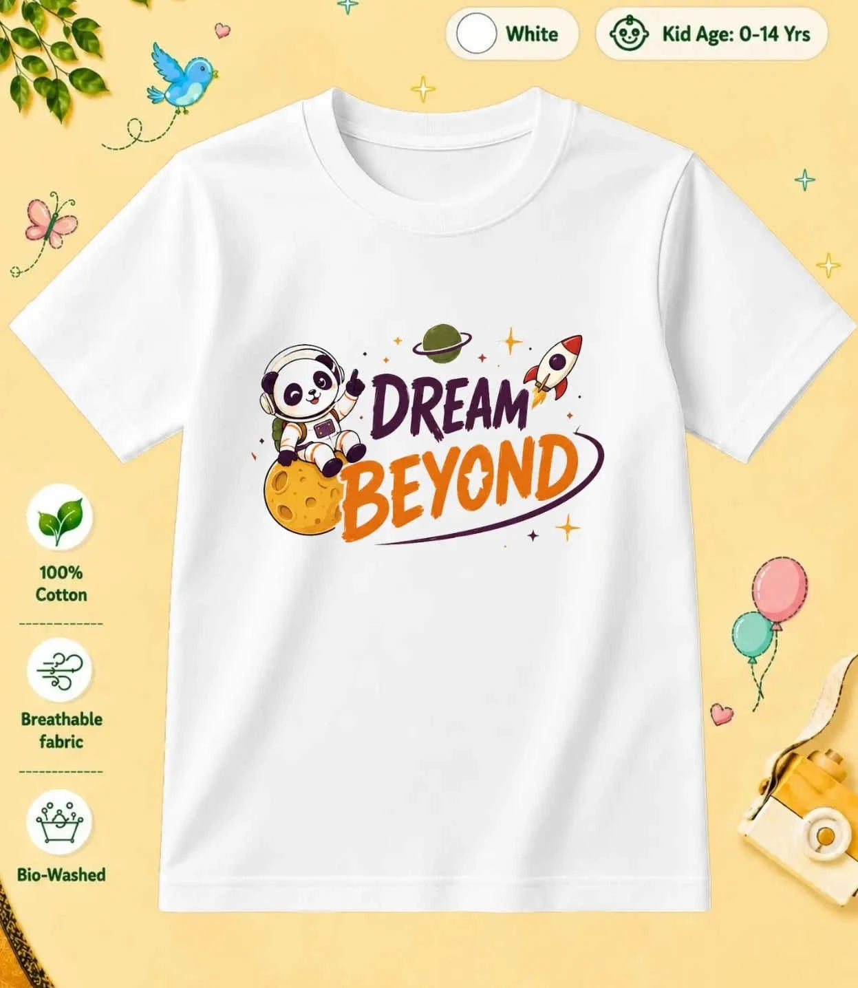 23 August Special Day Kid Cotton Tee Swiftsoul