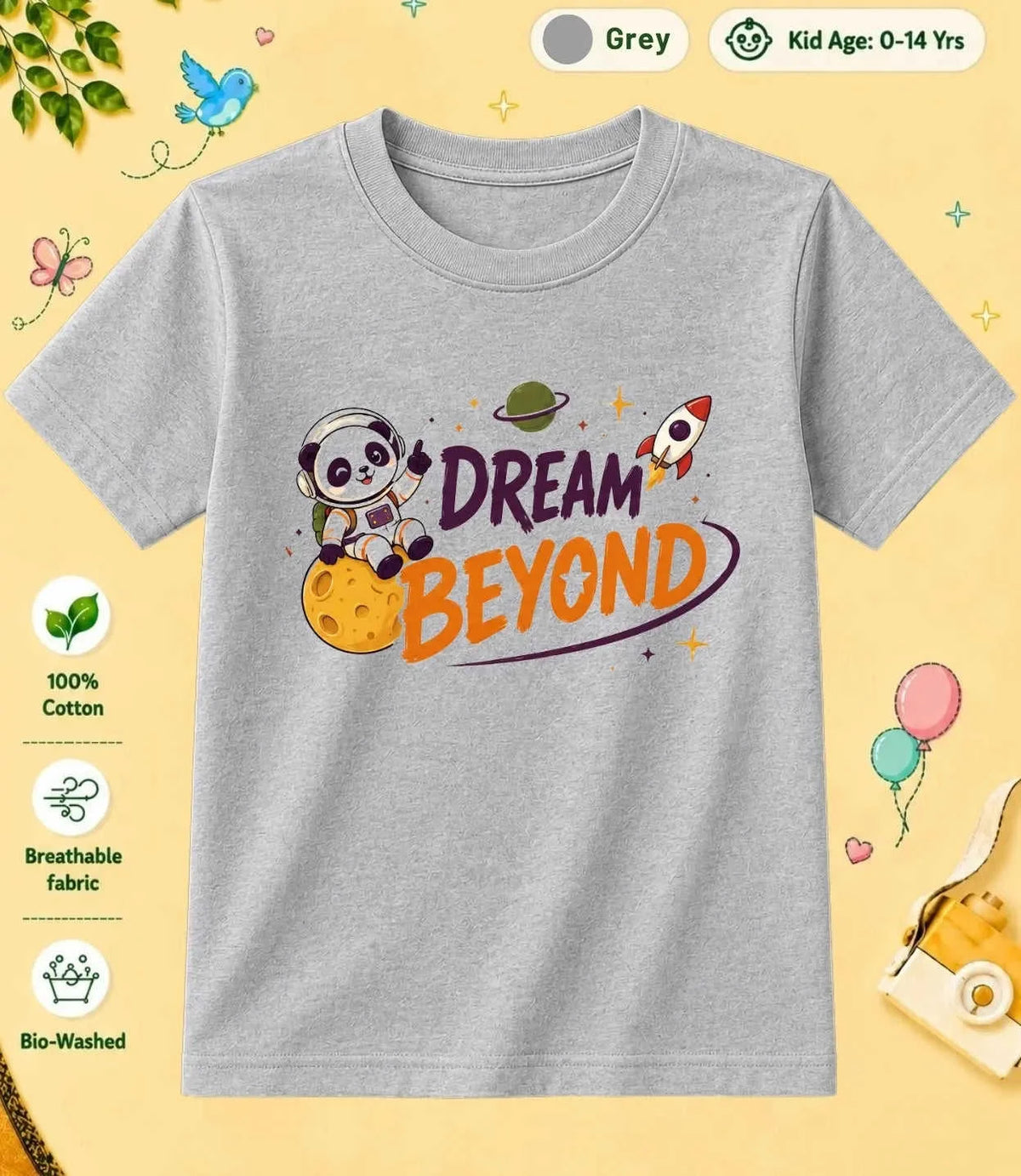 23 August Special Day Kid Cotton Tee Swiftsoul