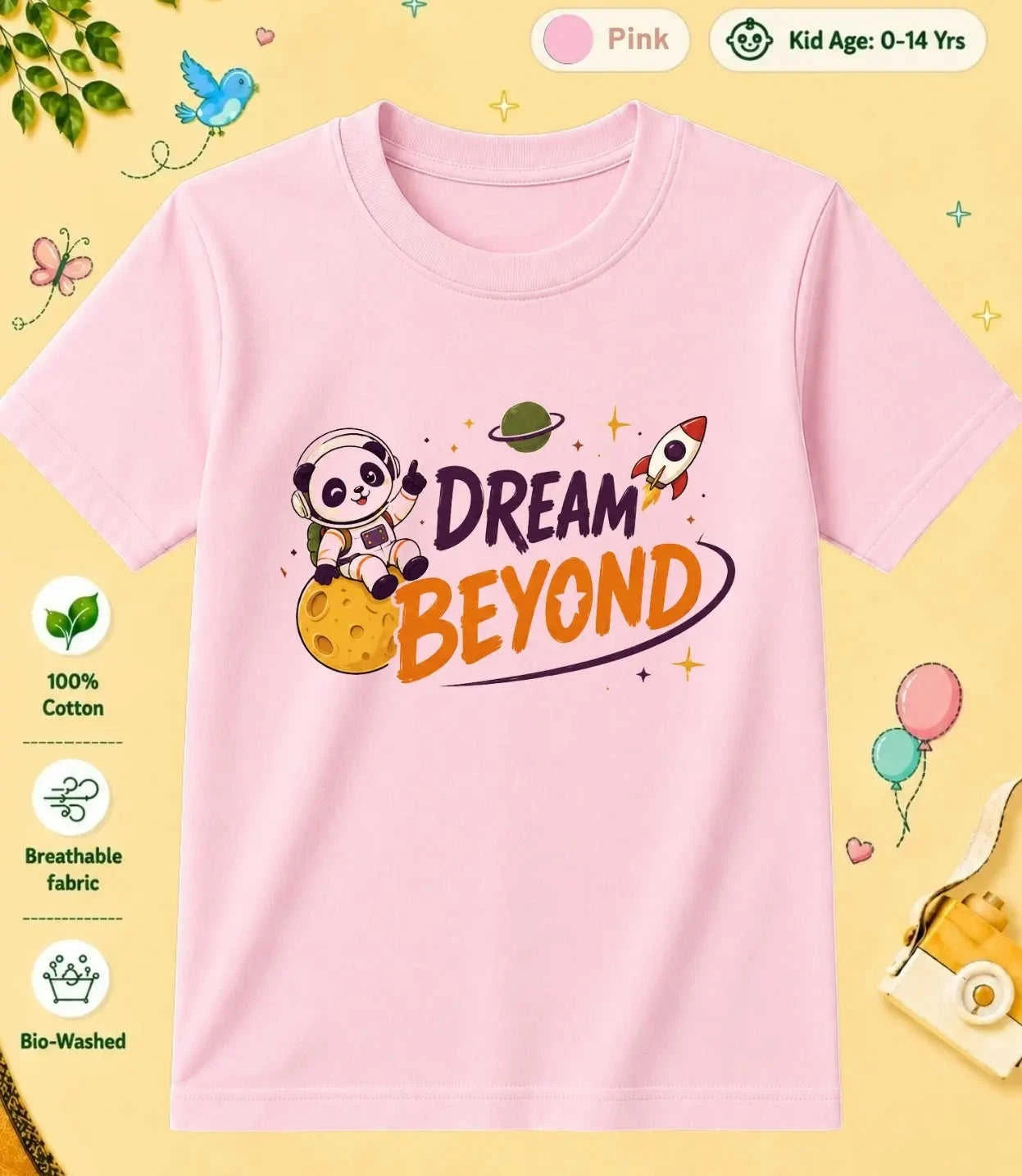 23 August Special Day Kid Cotton Tee Swiftsoul