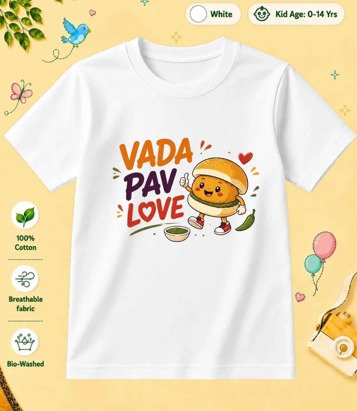 23 August Special Day Kid Cotton Tee Swiftsoul