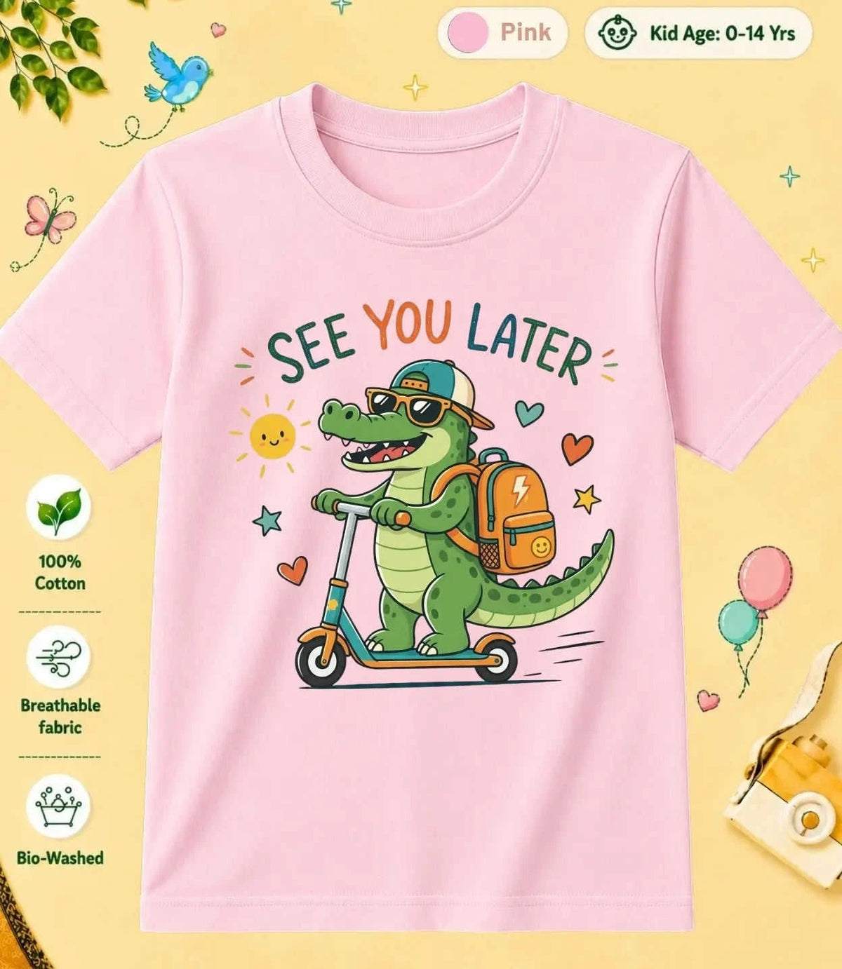 23 October Special Day Kid Cotton Tee Swiftsoul