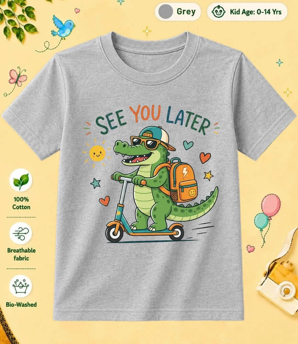 23 October Special Day Kid Cotton Tee Swiftsoul