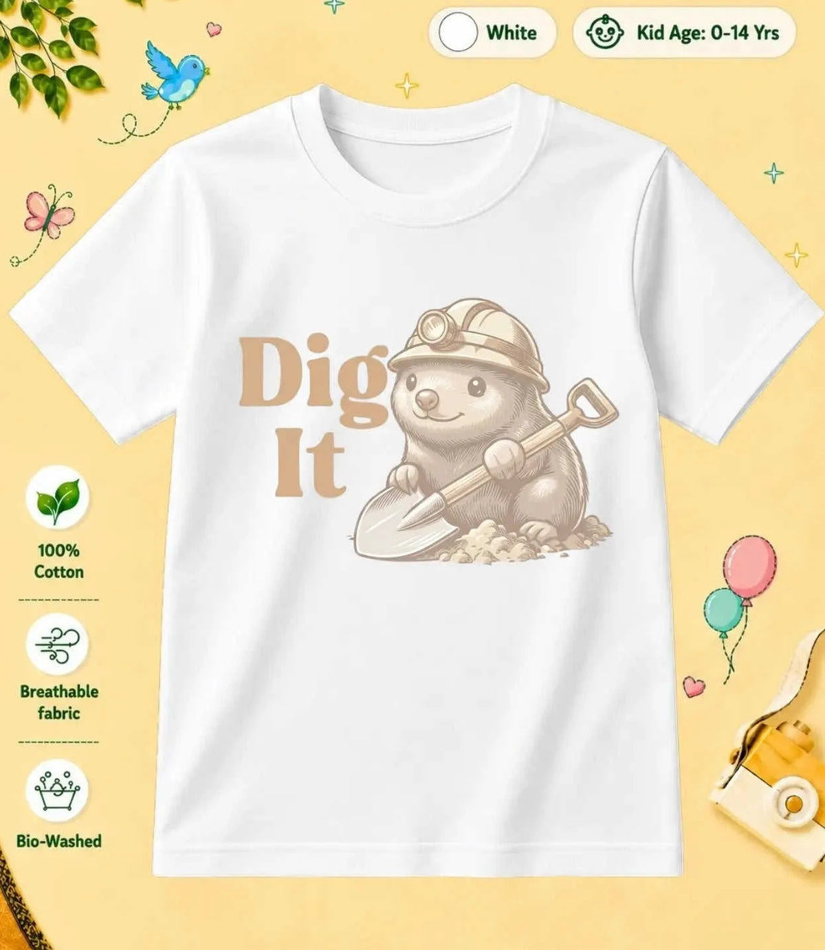 23 October Special Day Kid Cotton Tee Swiftsoul