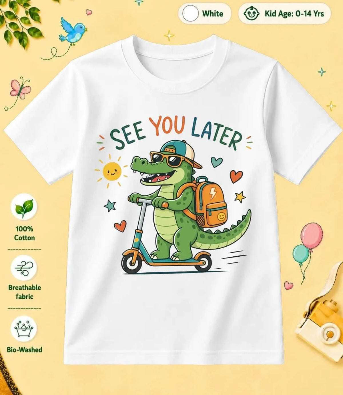 23 October Special Day Kid Cotton Tee Swiftsoul
