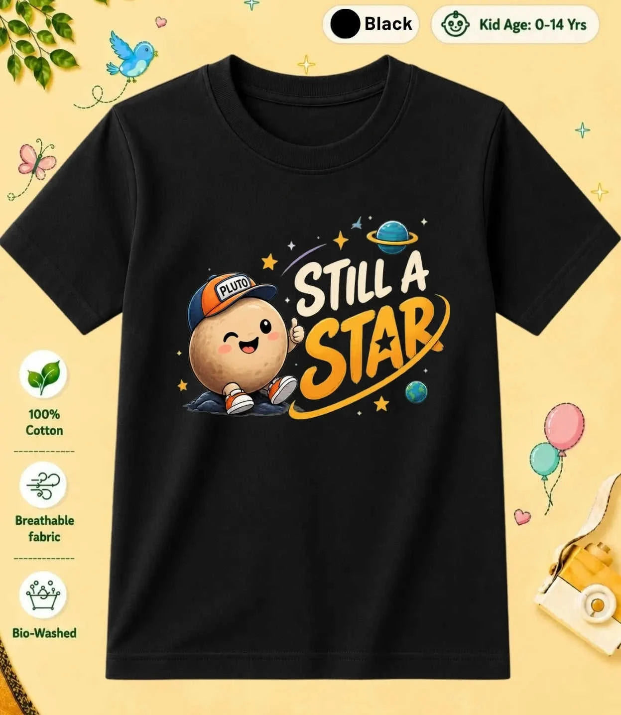24 August Special Day Kid Cotton Tee Swiftsoul