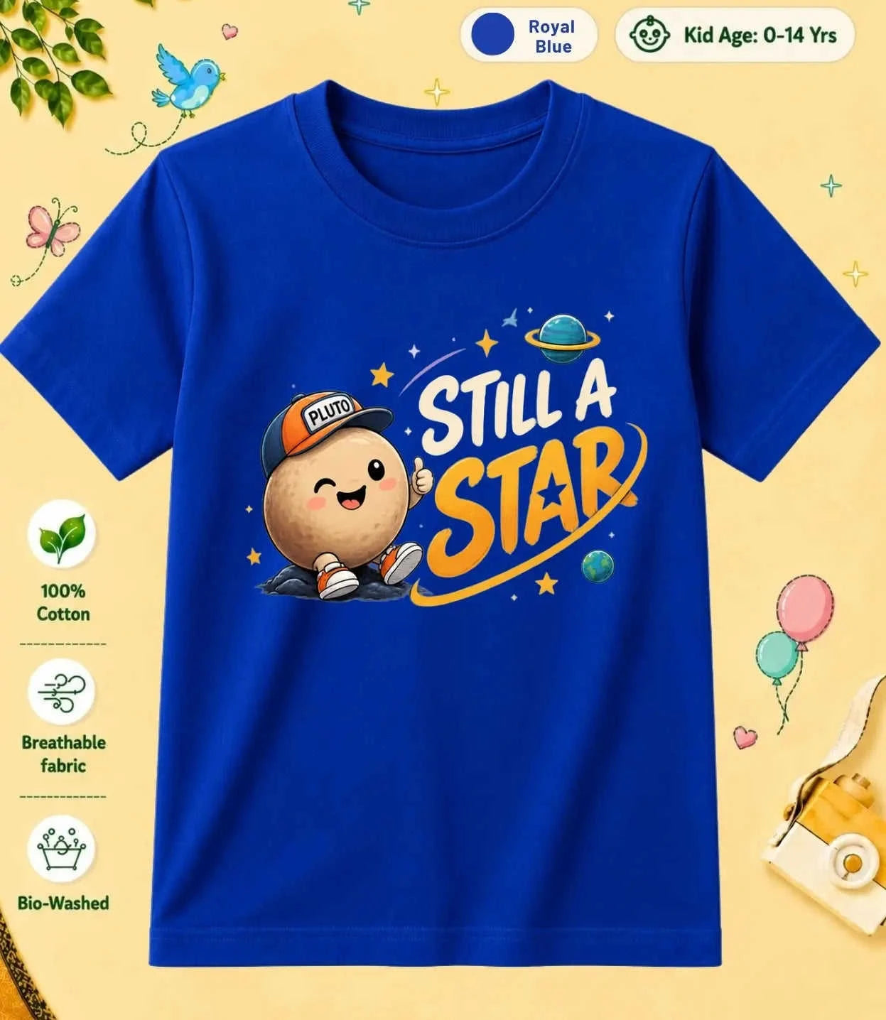 24 August Special Day Kid Cotton Tee Swiftsoul