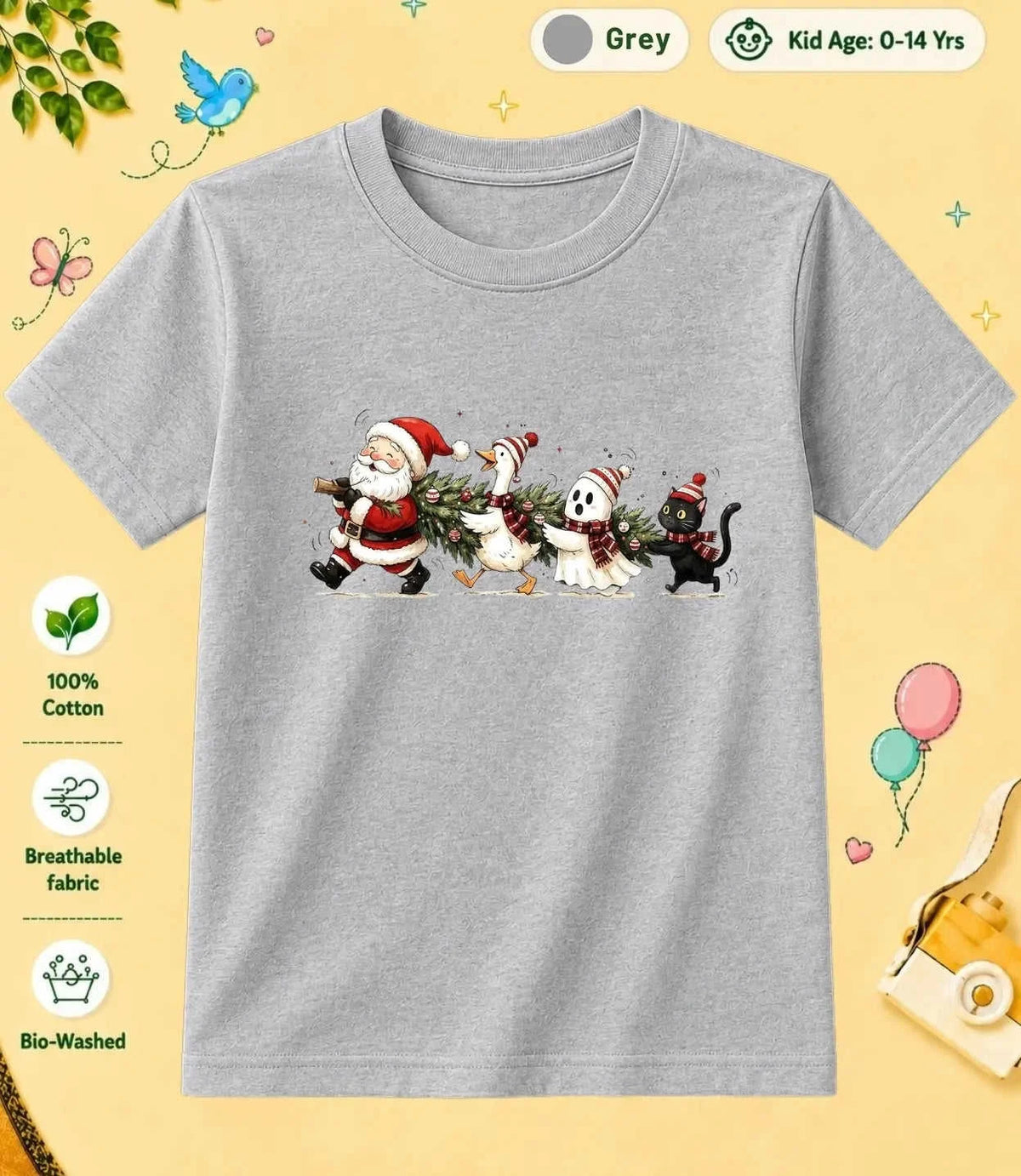 24 December Special Day Kid Cotton Tee Swiftsoul