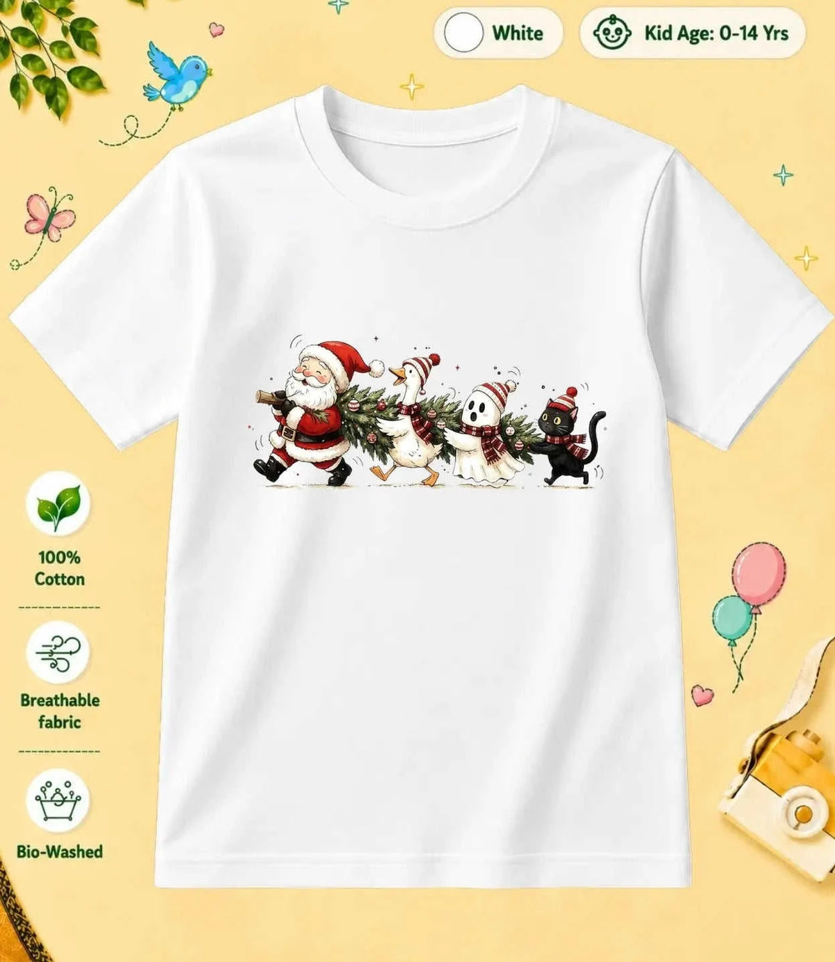 24 December Special Day Kid Cotton Tee Swiftsoul