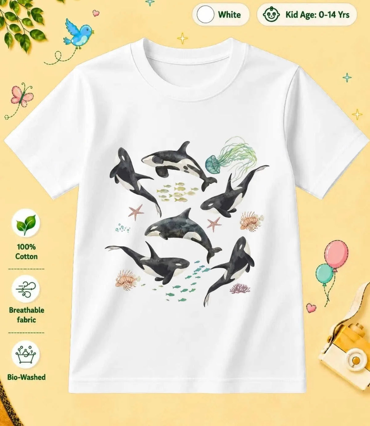 24 November Special Day Kid Cotton Tee Swiftsoul