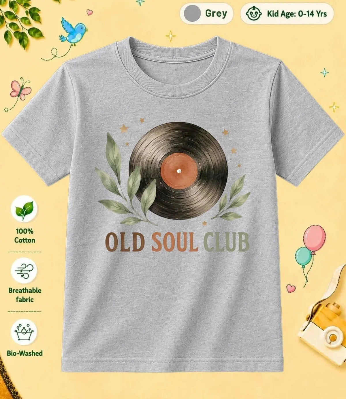 24 October Special Day Kid Cotton Tee Swiftsoul