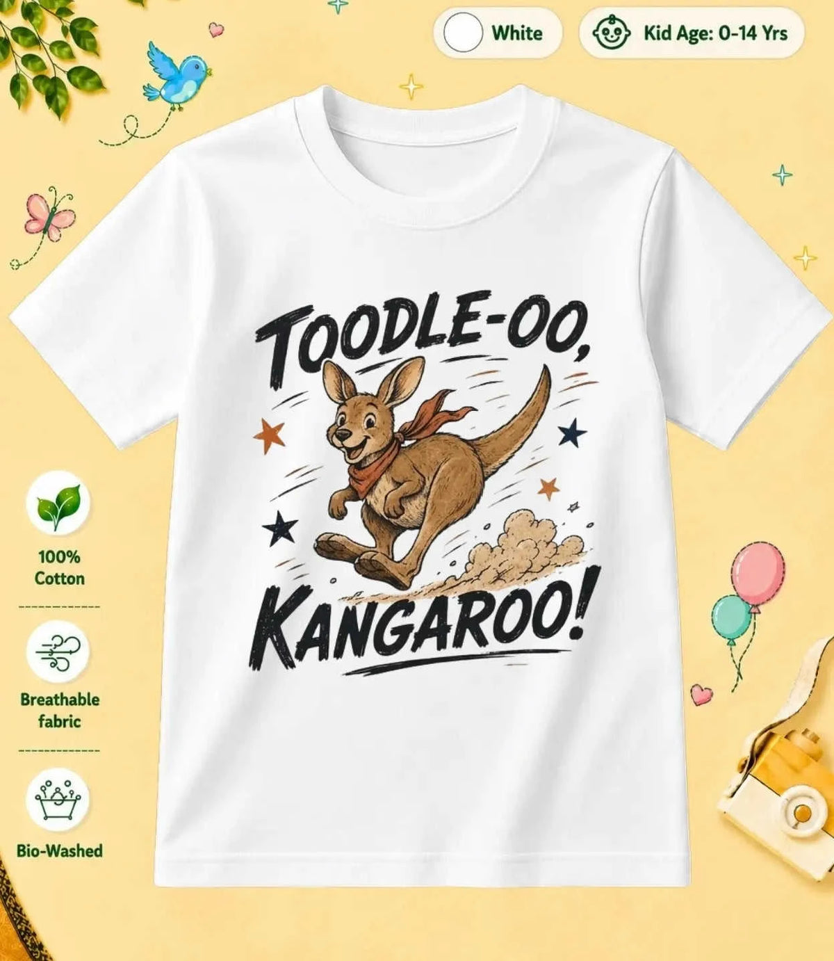 24 October Special Day Kid Cotton Tee Swiftsoul