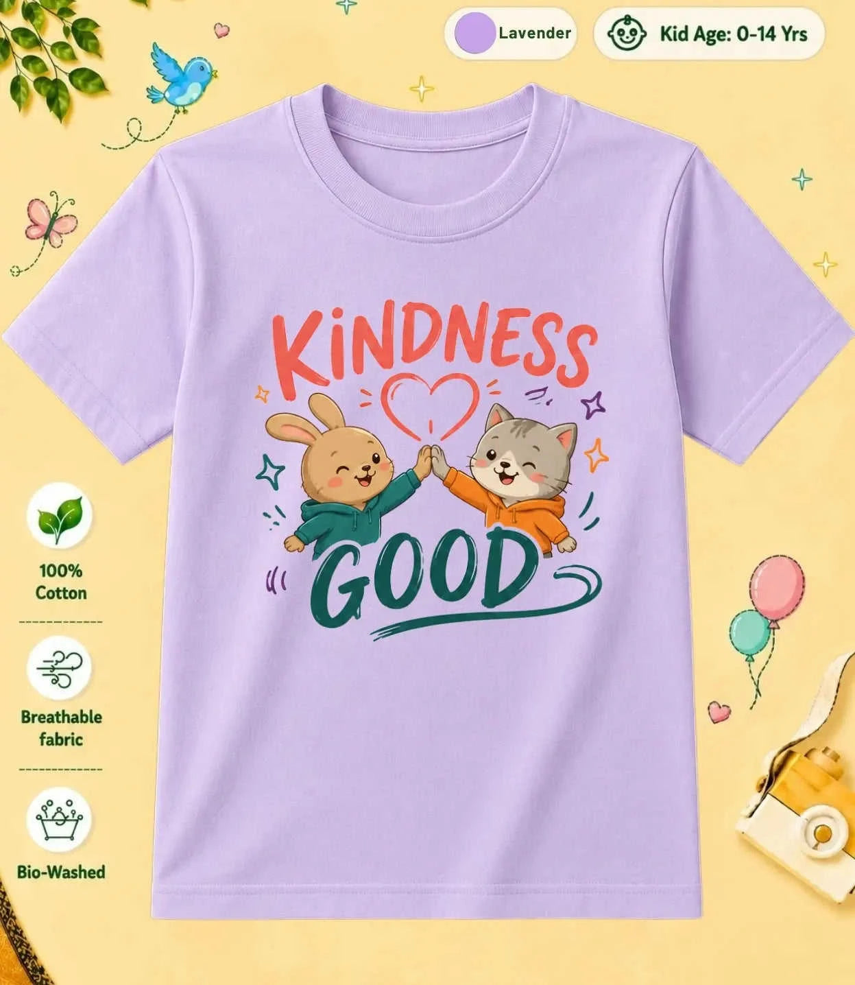 25 August Special Day Kid Cotton Tee Swiftsoul