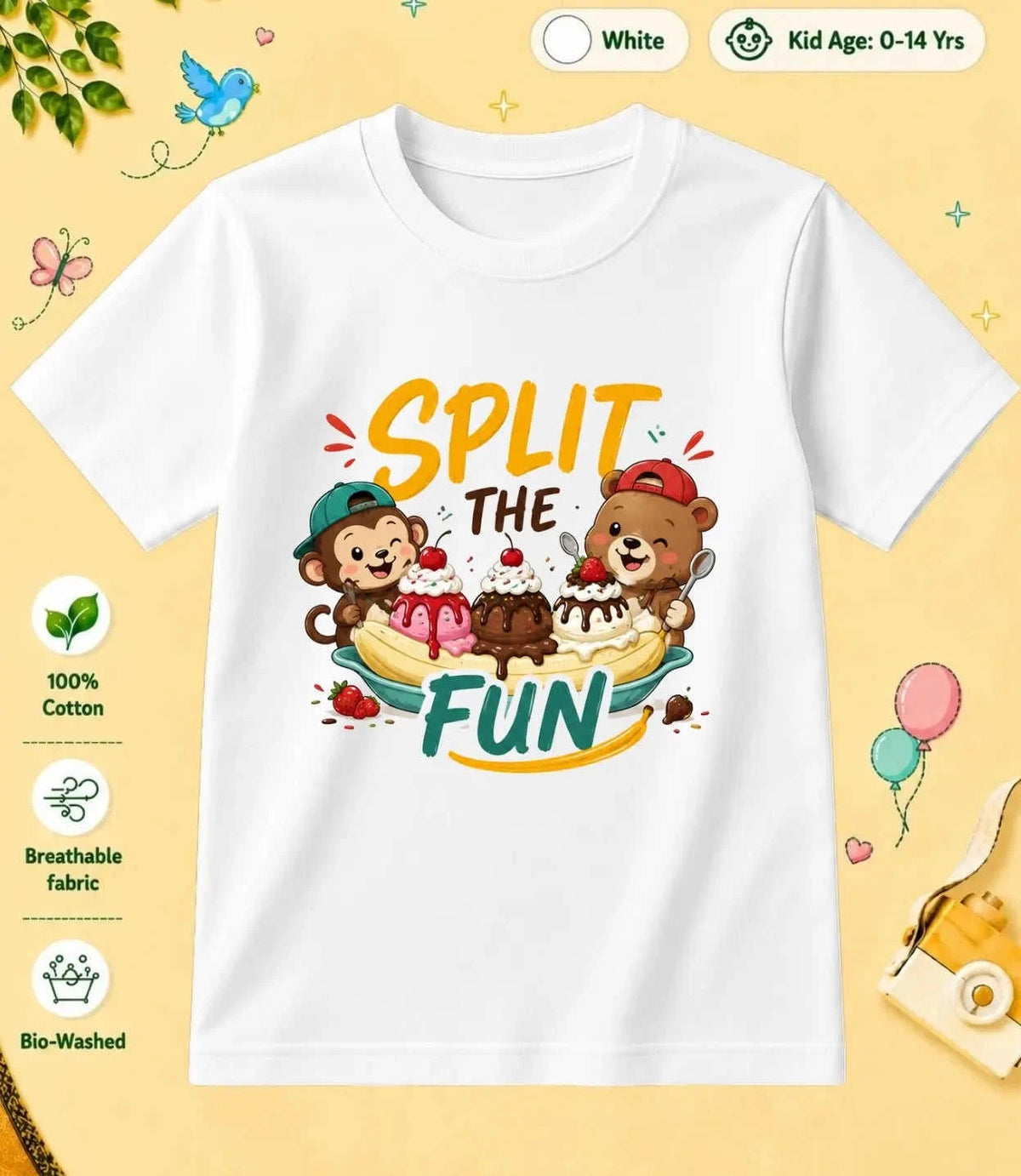 25 August Special Day Kid Cotton Tee Swiftsoul