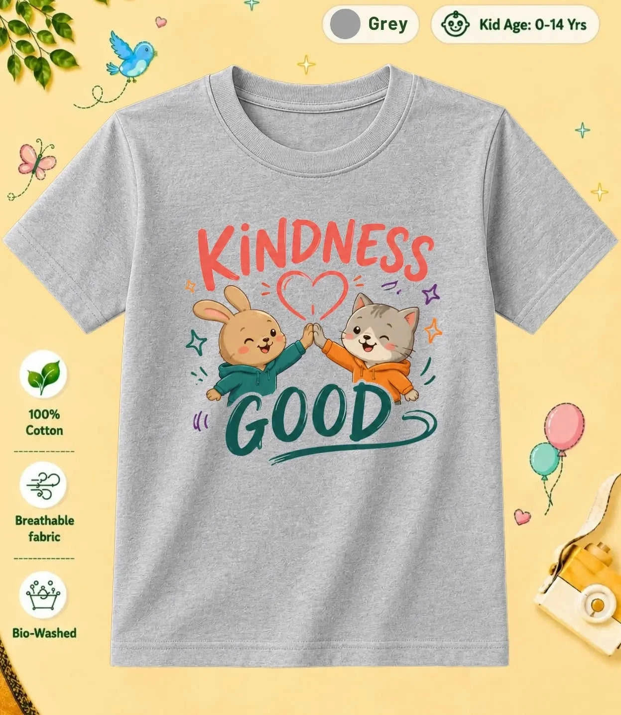 25 August Special Day Kid Cotton Tee Swiftsoul