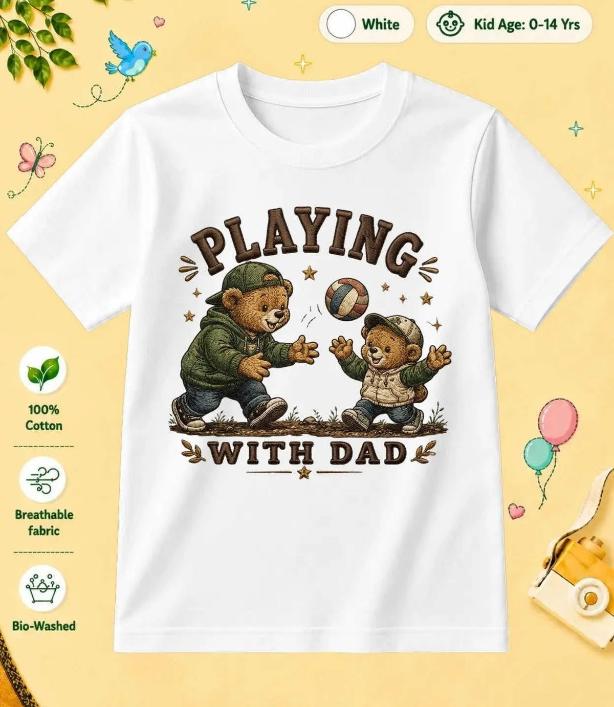 25 November Special Day Kid Cotton Tee Swiftsoul