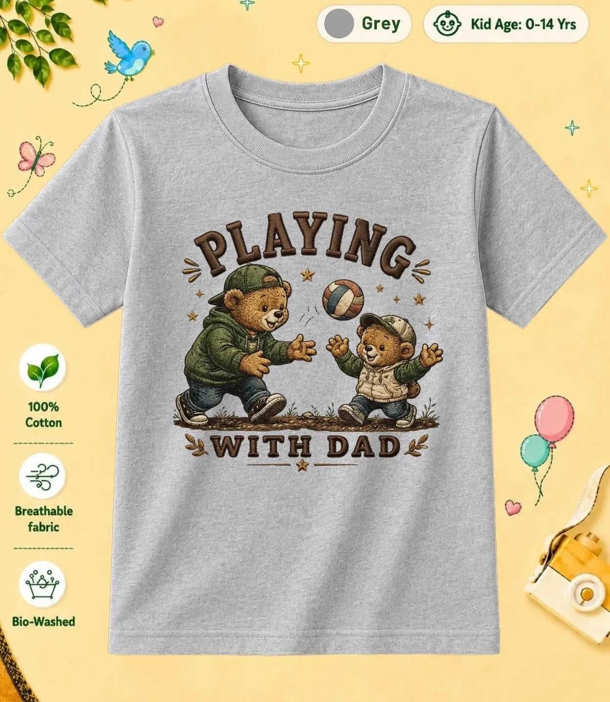 25 November Special Day Kid Cotton Tee Swiftsoul