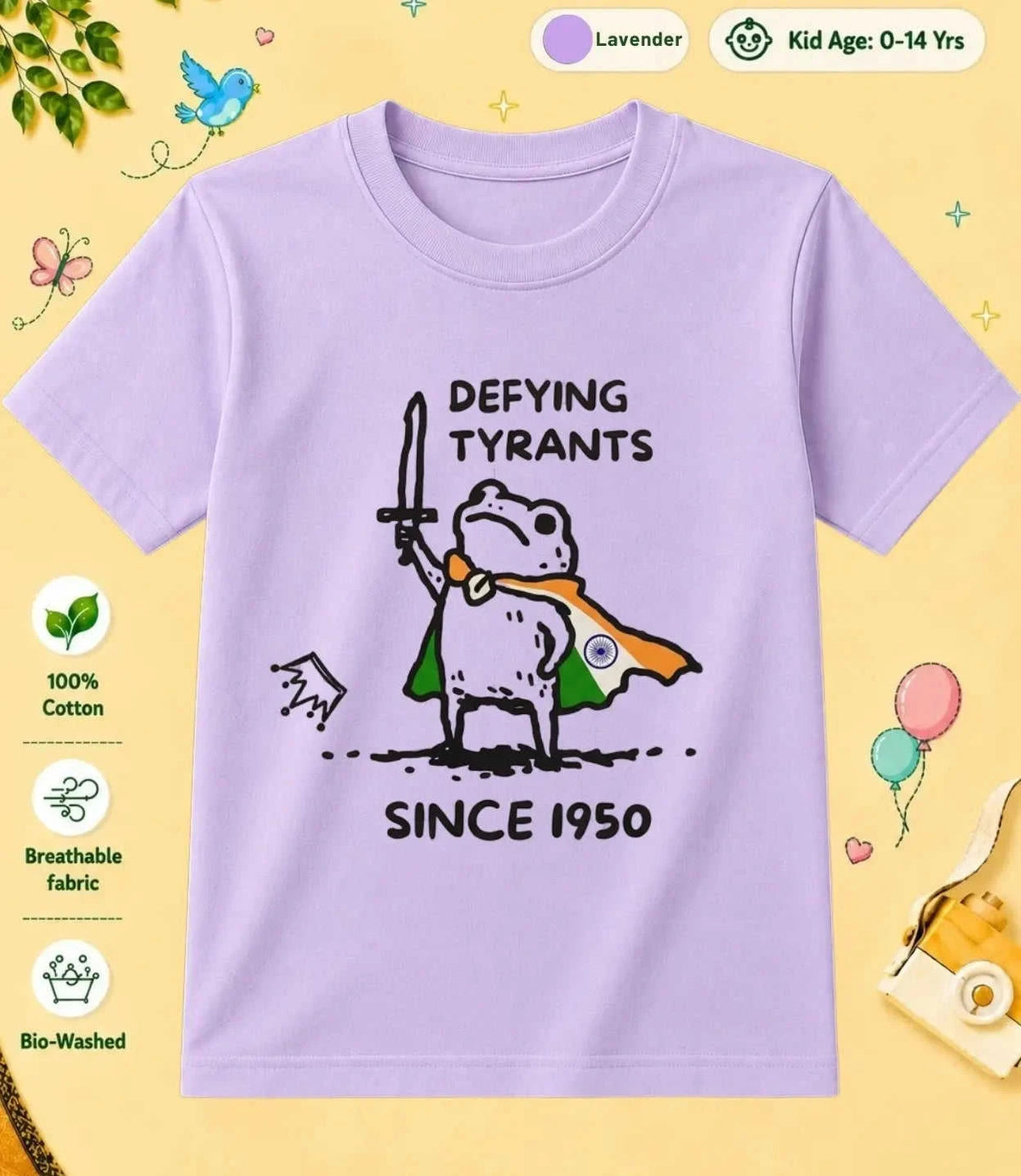 26 November Special Day Kid Cotton Tee Swiftsoul