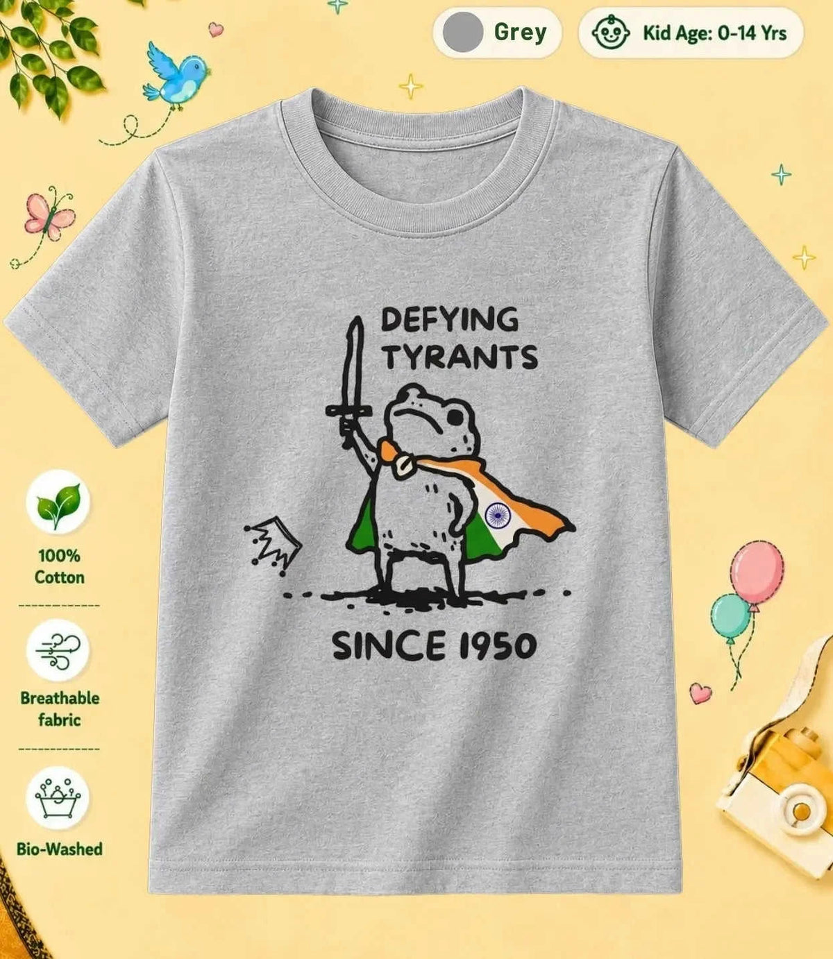 26 November Special Day Kid Cotton Tee Swiftsoul