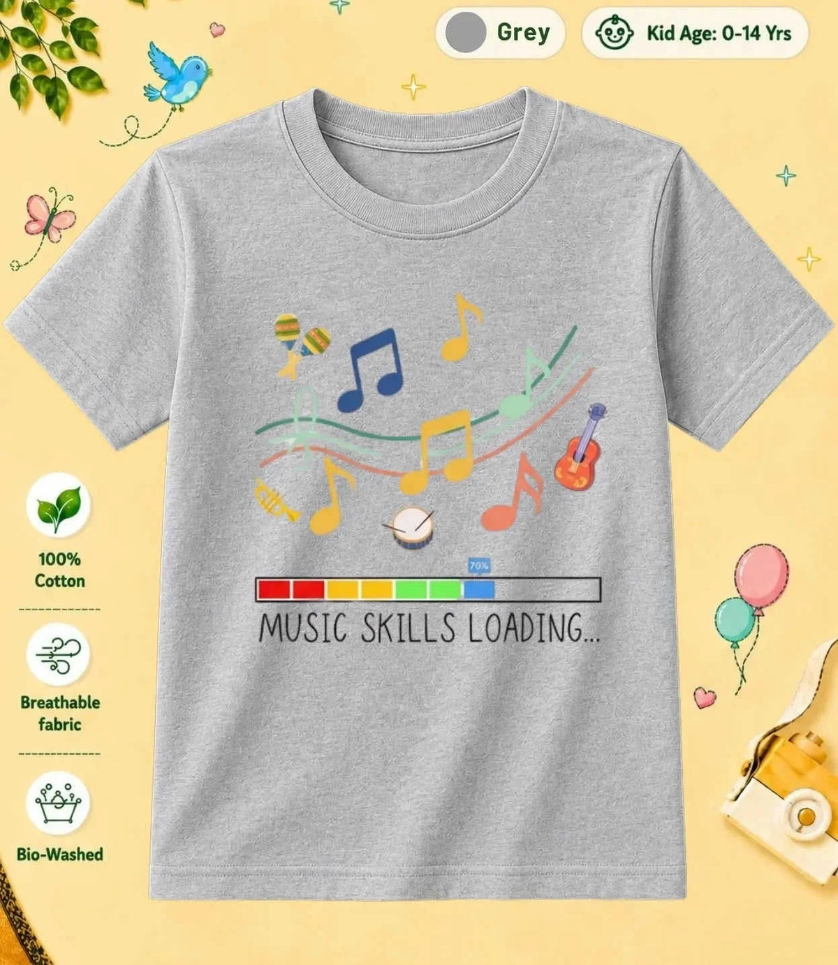 27 October Special Day Kid Cotton Tee Swiftsoul
