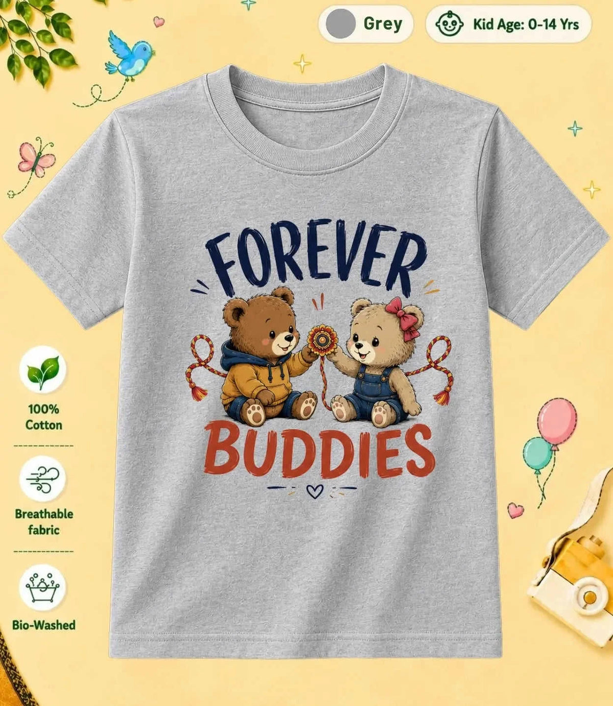 28 August Special Day Kid Cotton Tee Swiftsoul