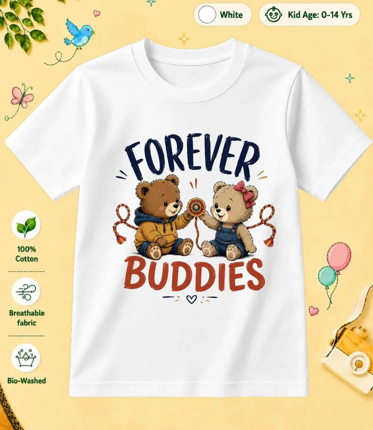 28 August Special Day Kid Cotton Tee Swiftsoul