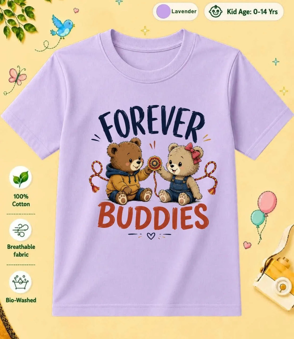 28 August Special Day Kid Cotton Tee Swiftsoul