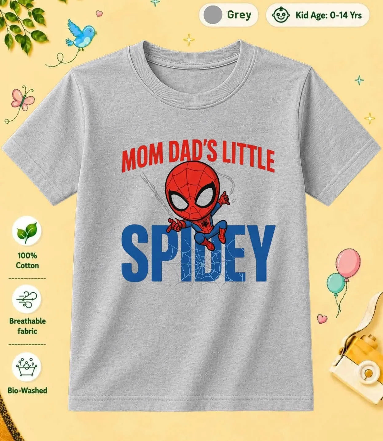 28 August Special Day Kid Cotton Tee Swiftsoul