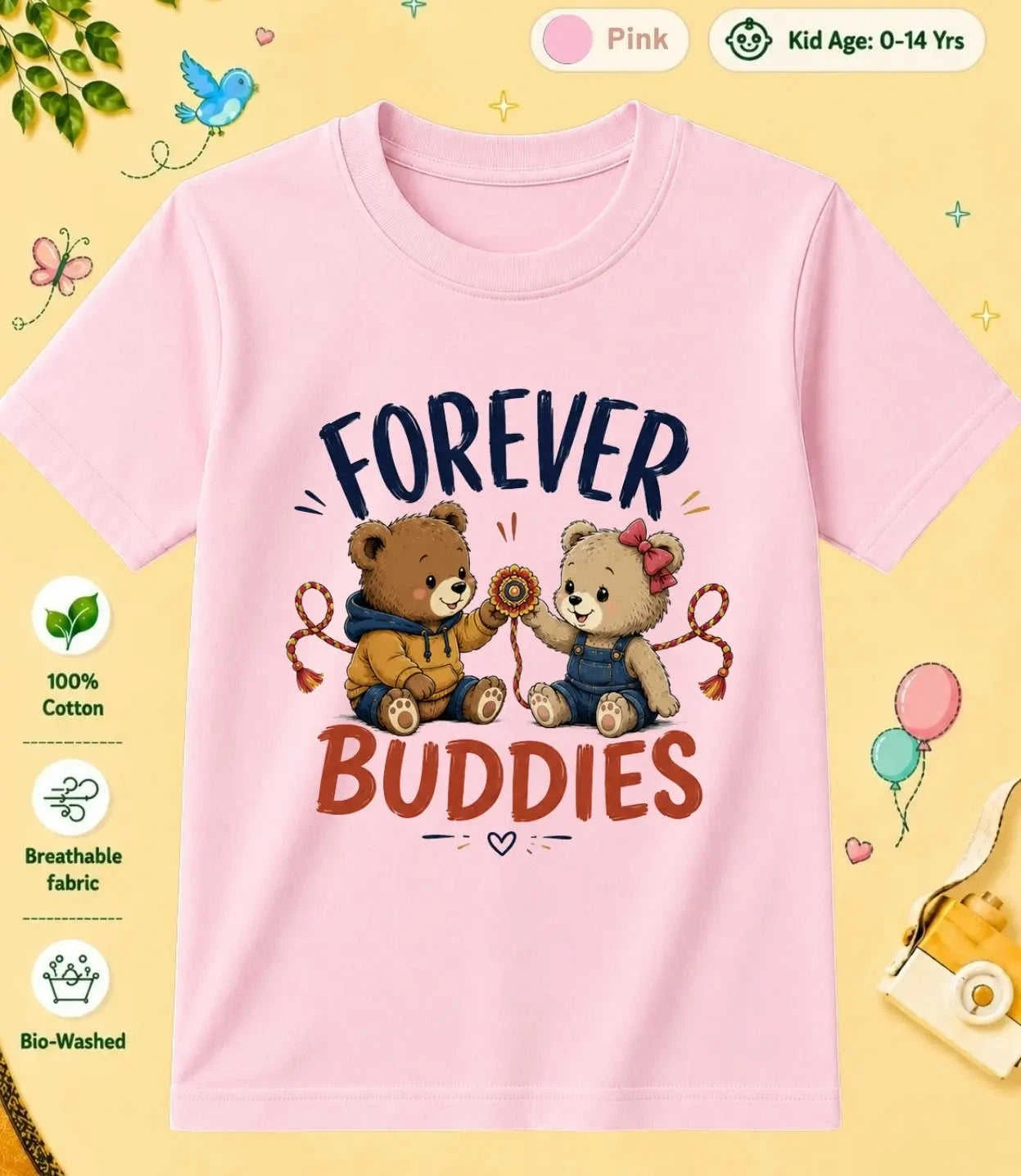 28 August Special Day Kid Cotton Tee Swiftsoul