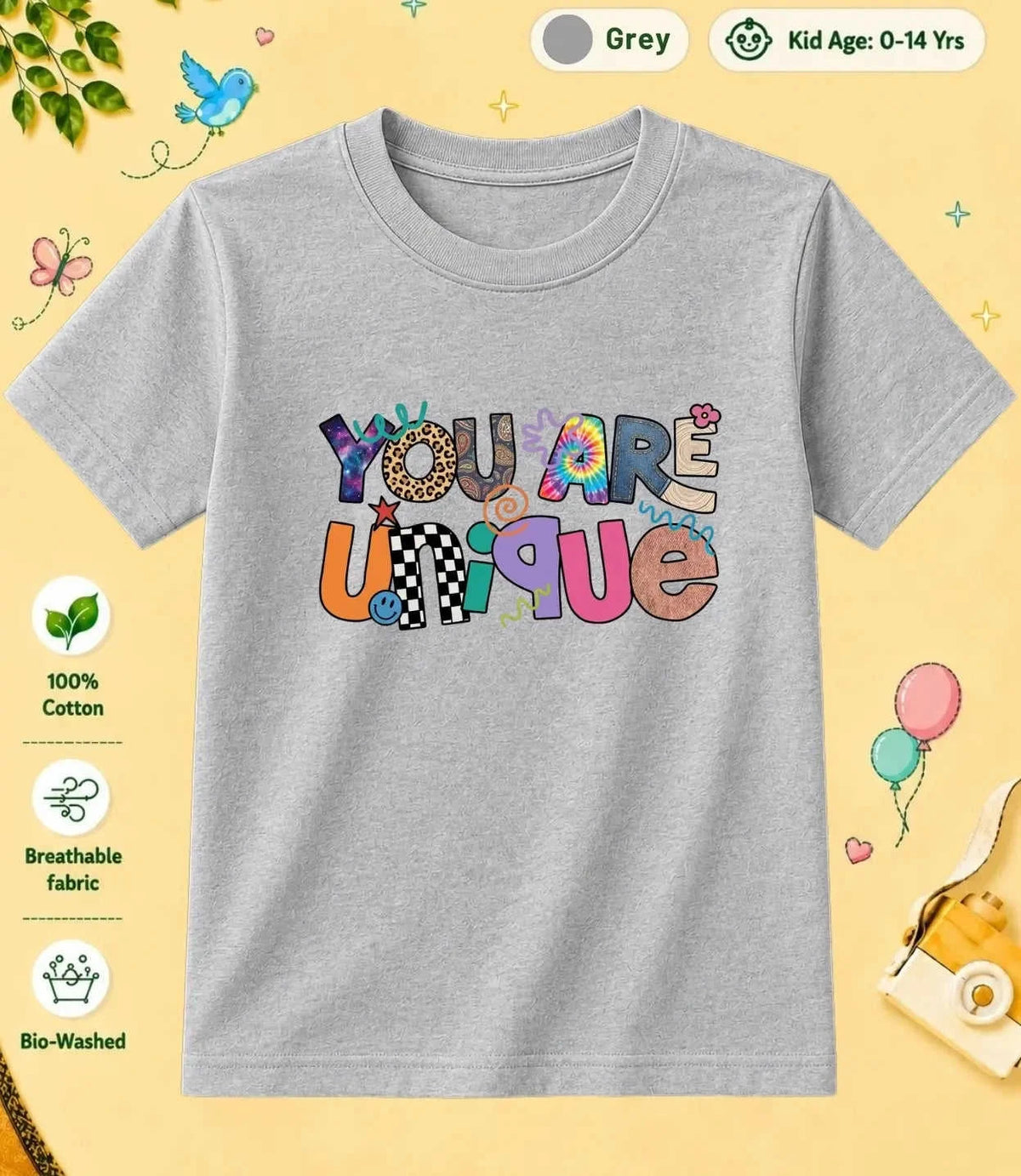 3 December Special Day Kid Cotton Tee Swiftsoul