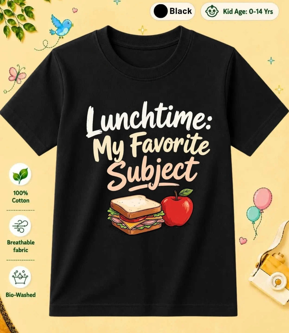 3 November Special Day Kid Cotton Tee Swiftsoul