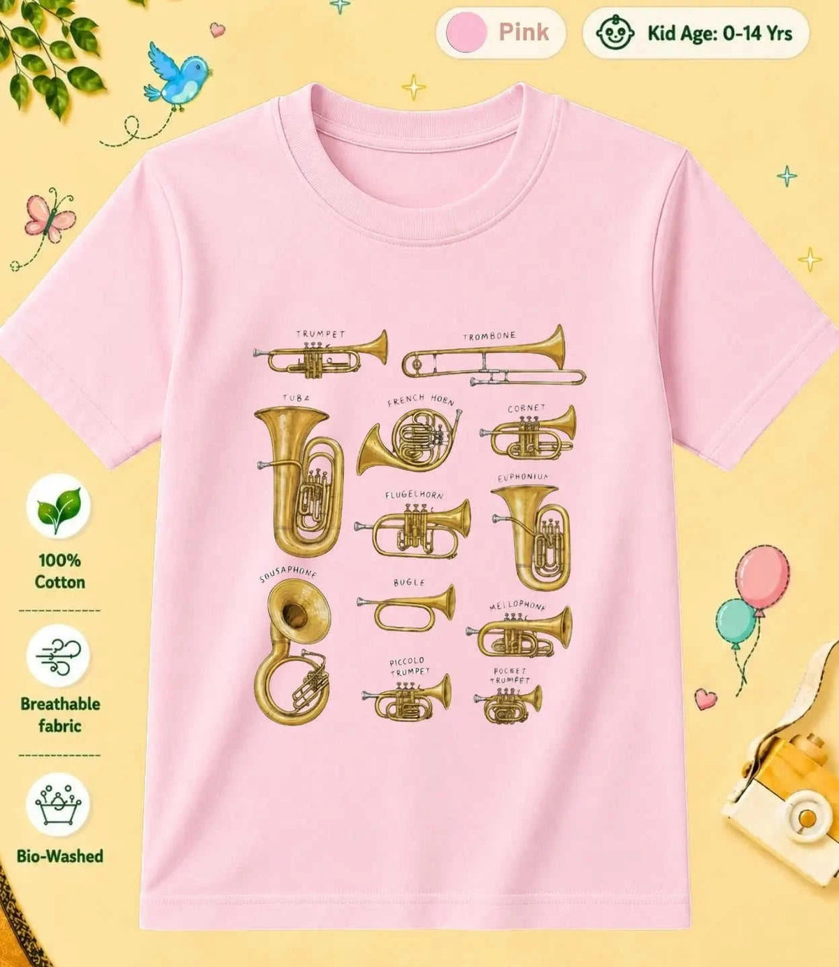 3 October Special Day Kid Cotton Tee Swiftsoul