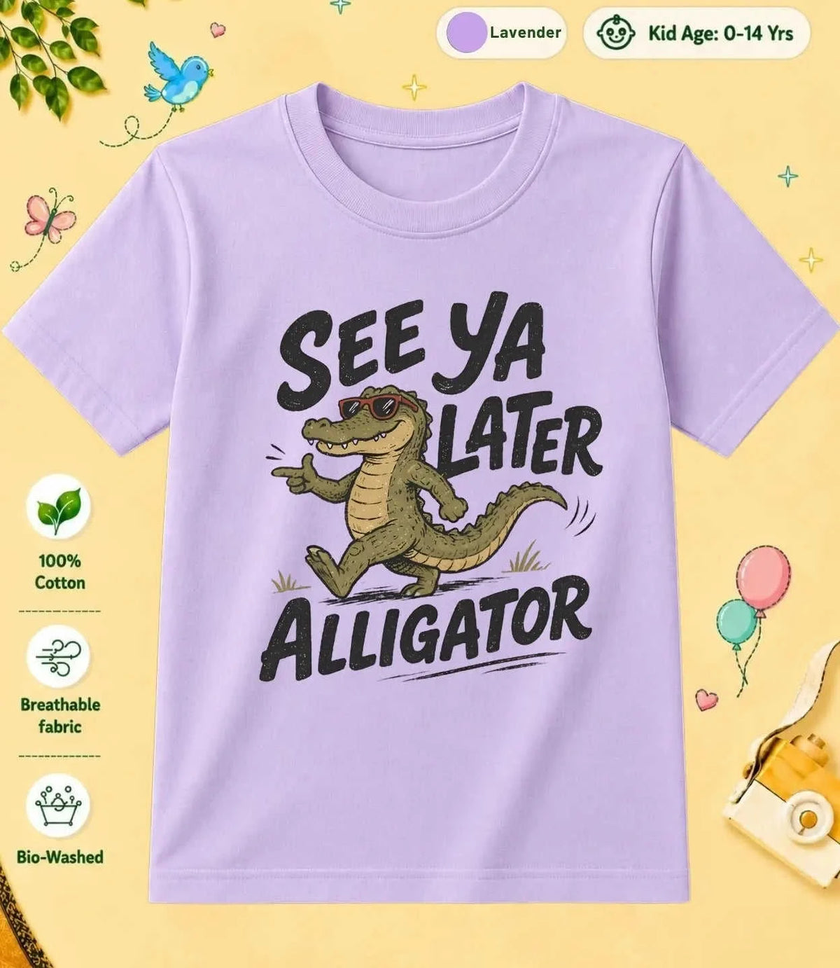 3 October Special Day Kid Cotton Tee Swiftsoul