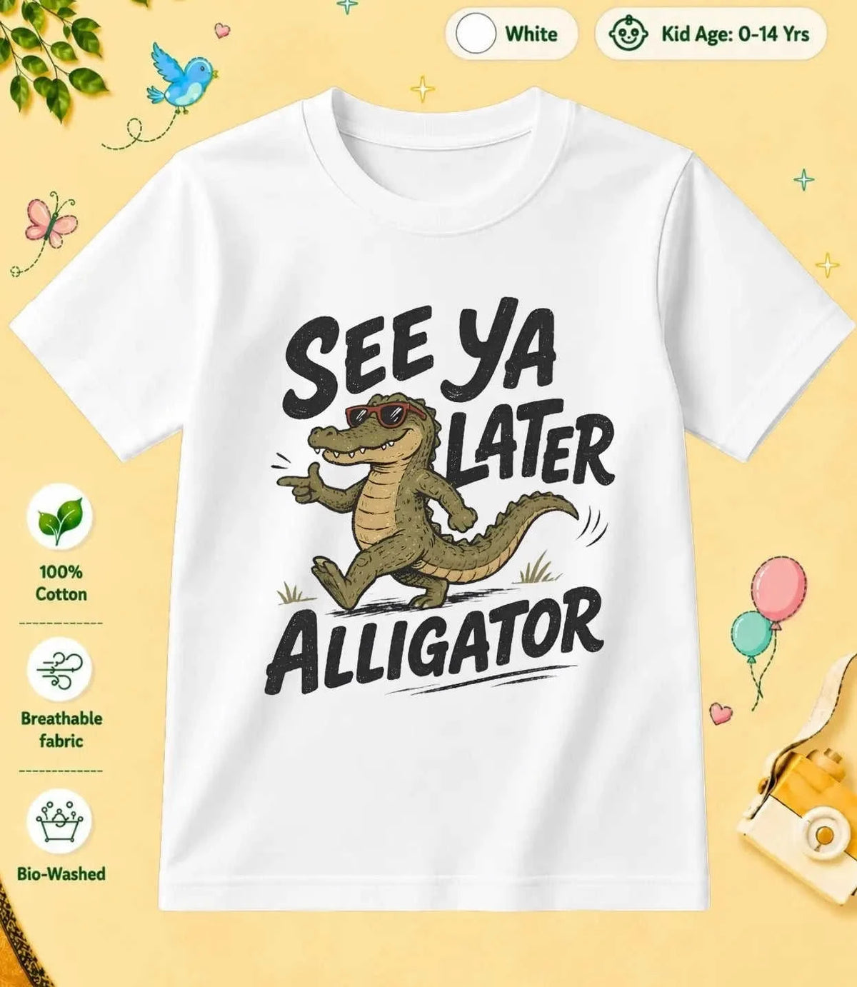 3 October Special Day Kid Cotton Tee Swiftsoul
