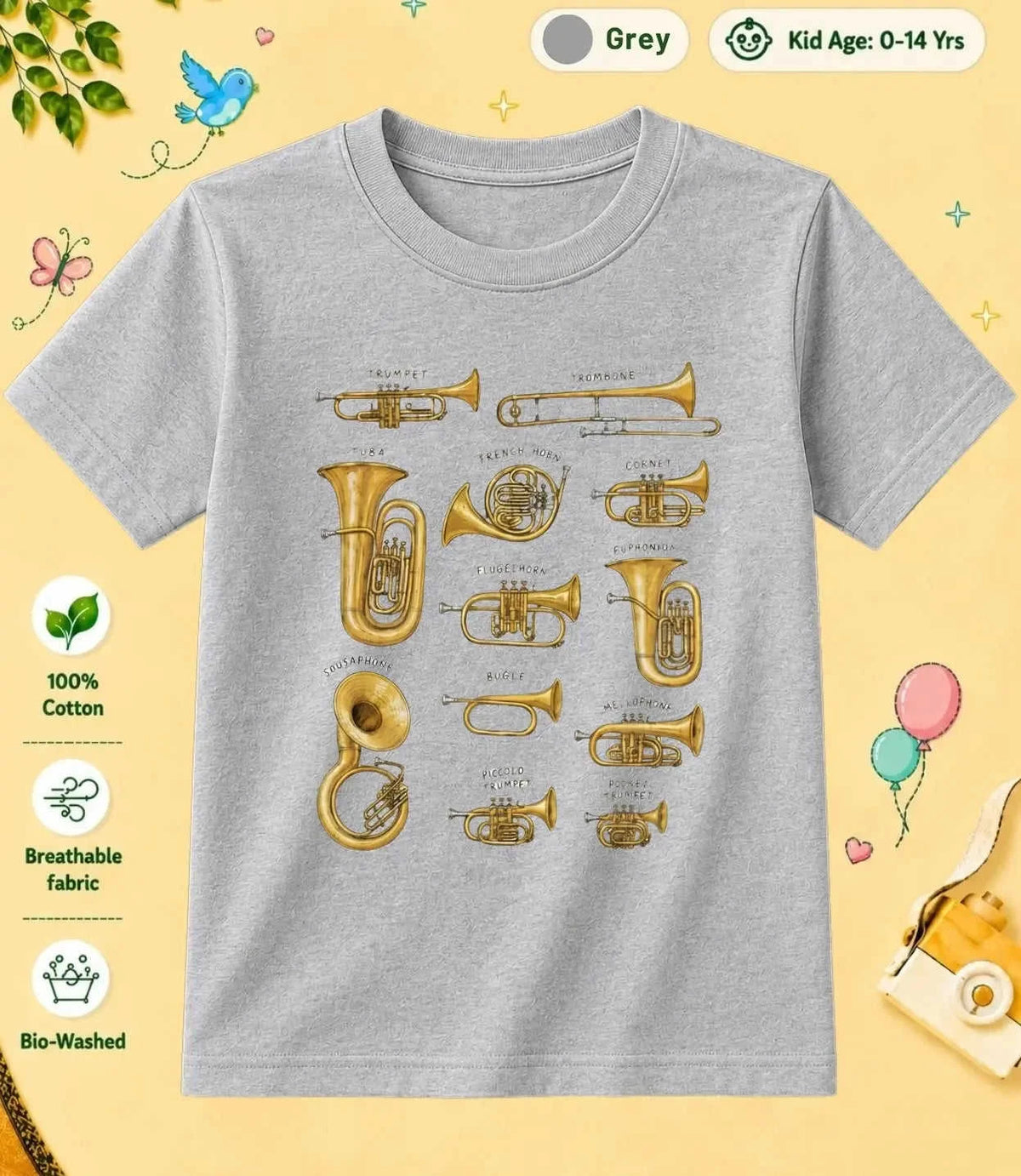 3 October Special Day Kid Cotton Tee Swiftsoul