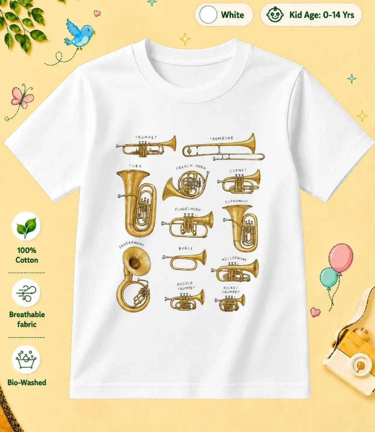 3 October Special Day Kid Cotton Tee Swiftsoul