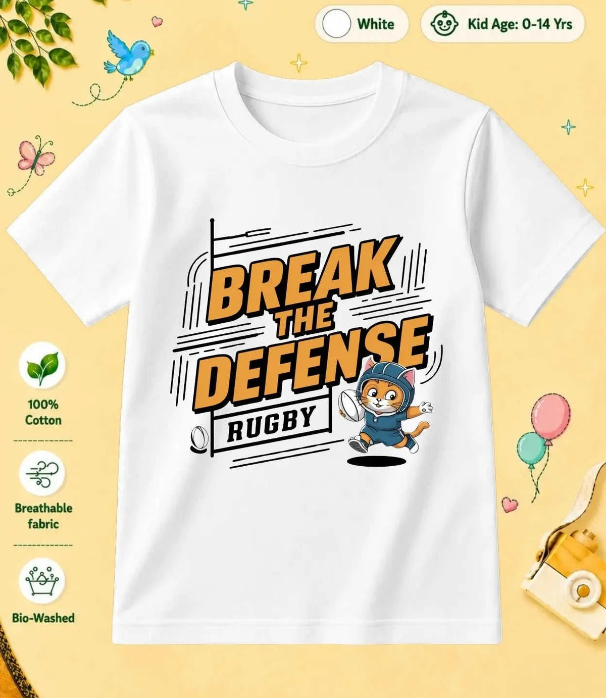 30 August Special Day Kid Cotton Tee Swiftsoul