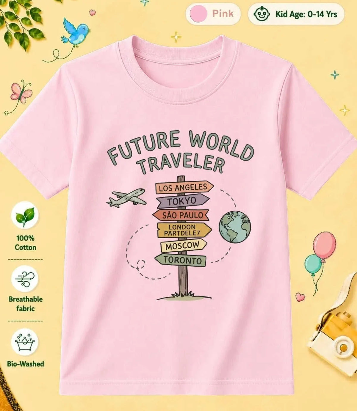 30 November Special Day Kid Cotton Tee Swiftsoul
