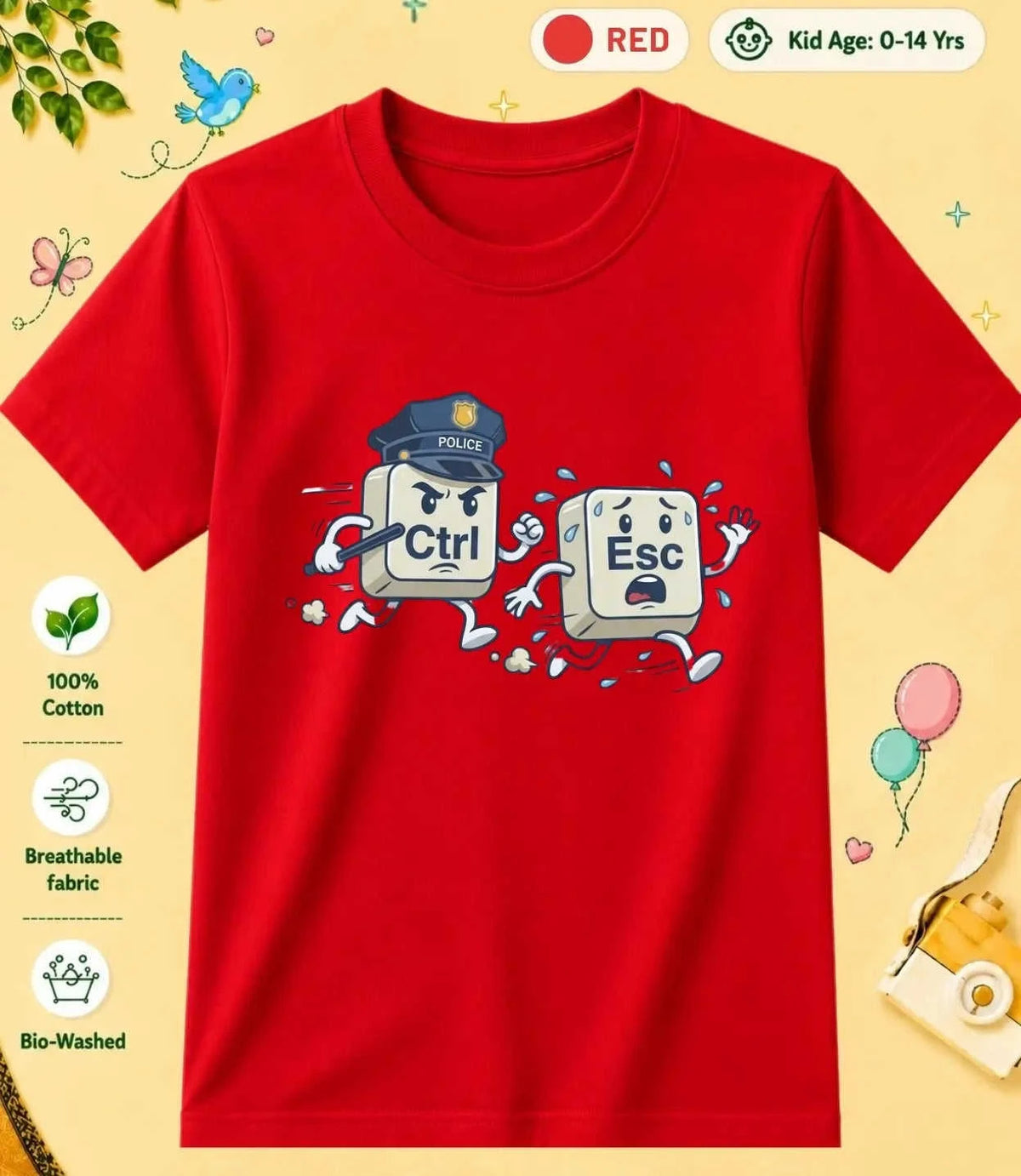 30 October Special Day Kid Cotton Tee Swiftsoul