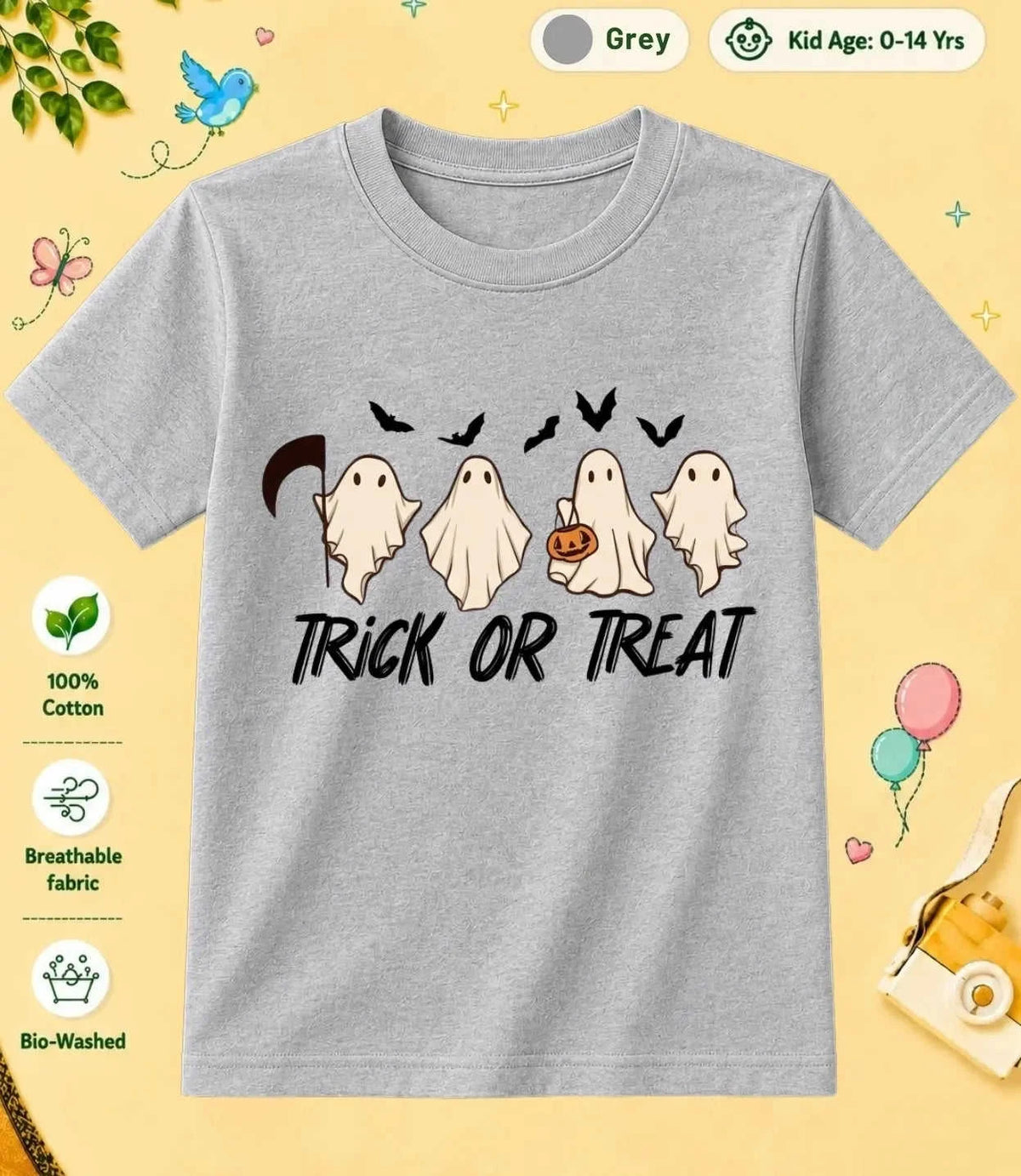 31 October Special Day Kid Cotton Tee Swiftsoul